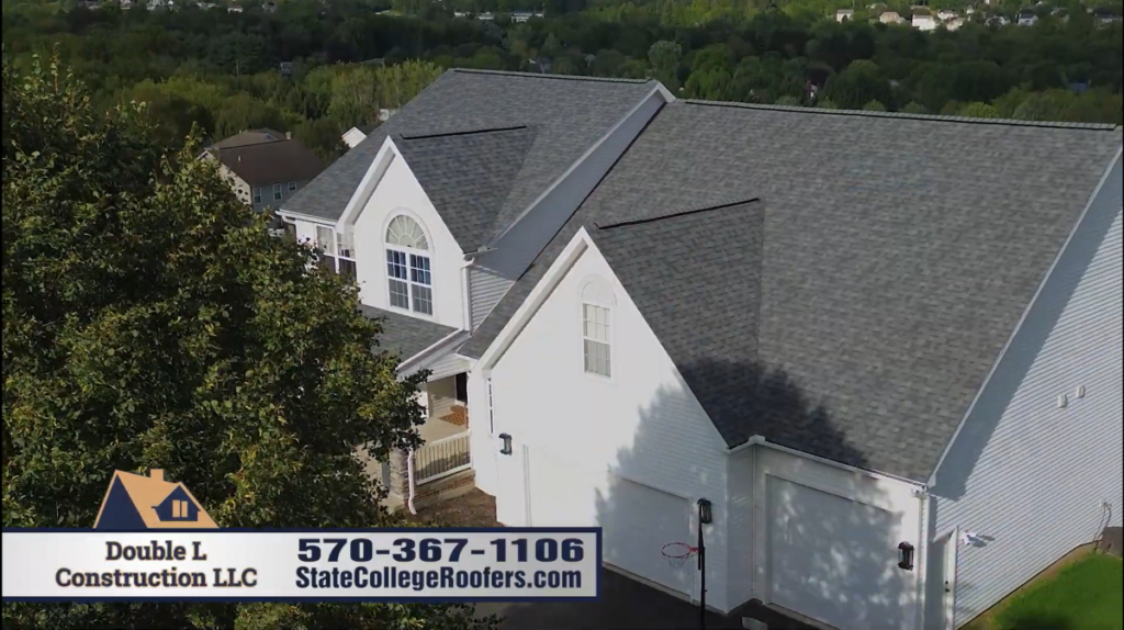 Aerial view of residential home in Pennsylvania