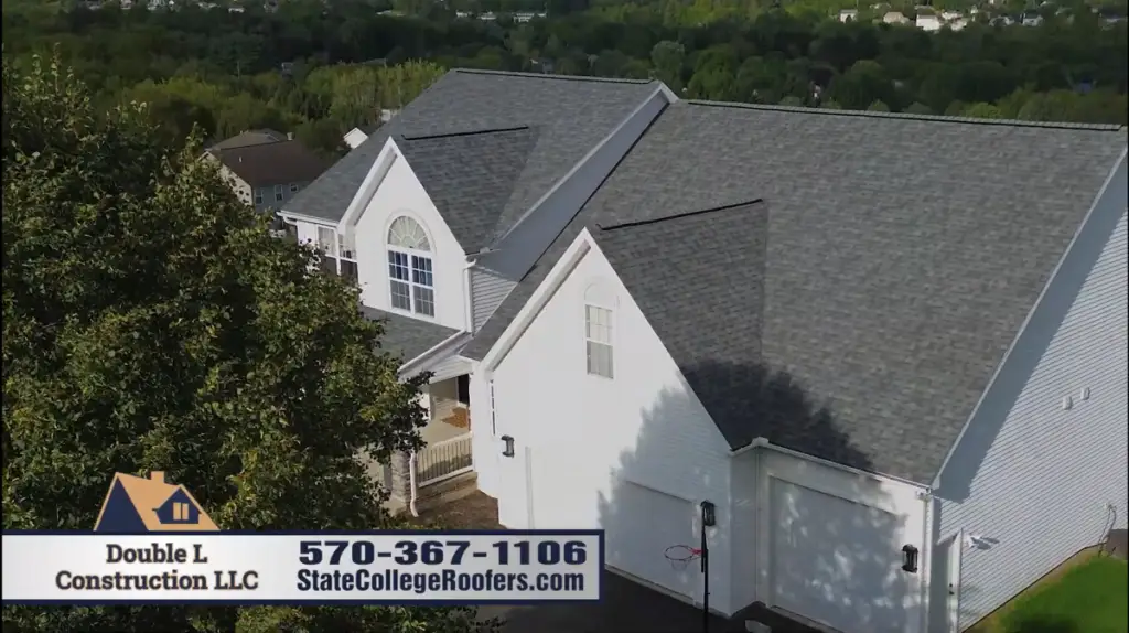 Aerial view of residential home in Pennsylvania